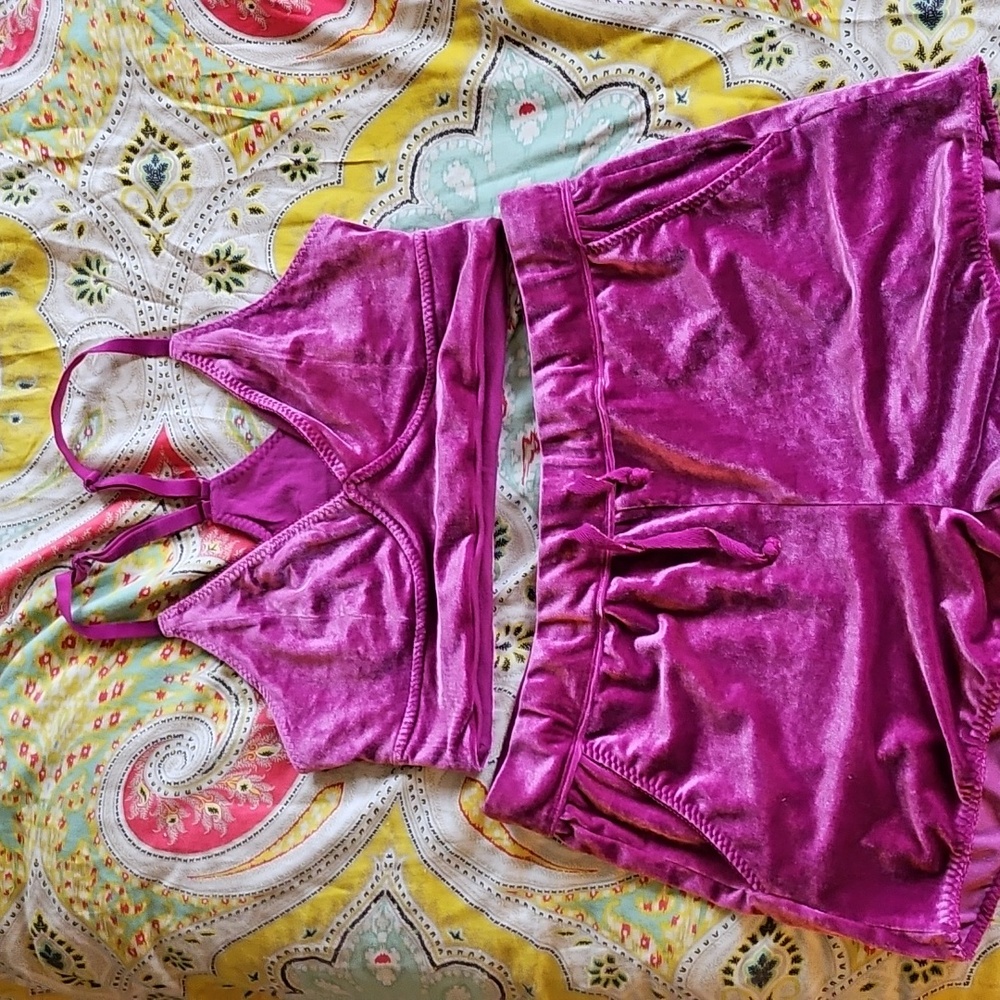 Velvet Valentines Collection short set